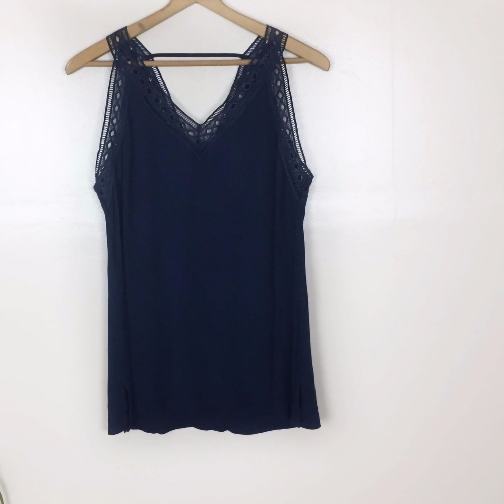 Fun 2 Fun Blue Embellished Camisole Top